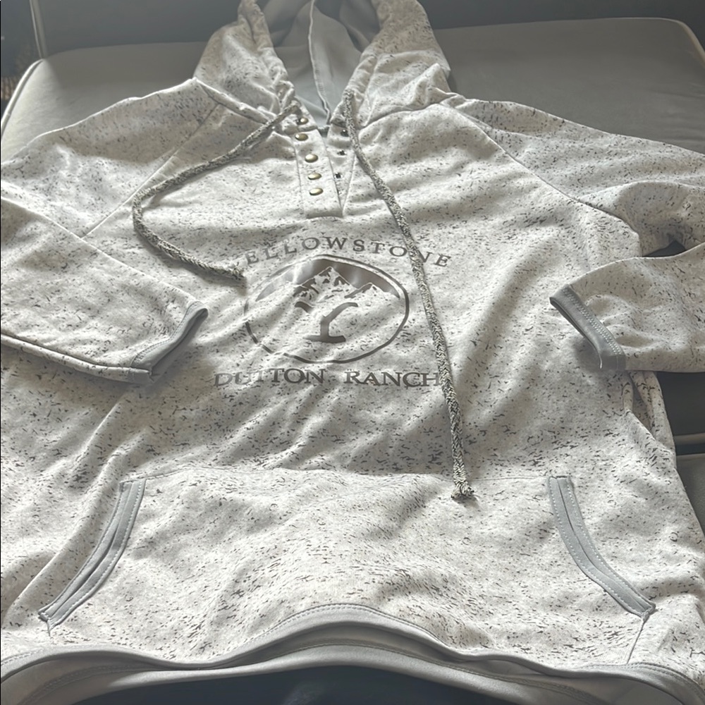 Gray Yellowstone Hoodie